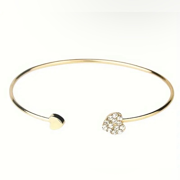 New Bracelet Elegant Vintage Love Heart Bangle - Picture 5 of 5